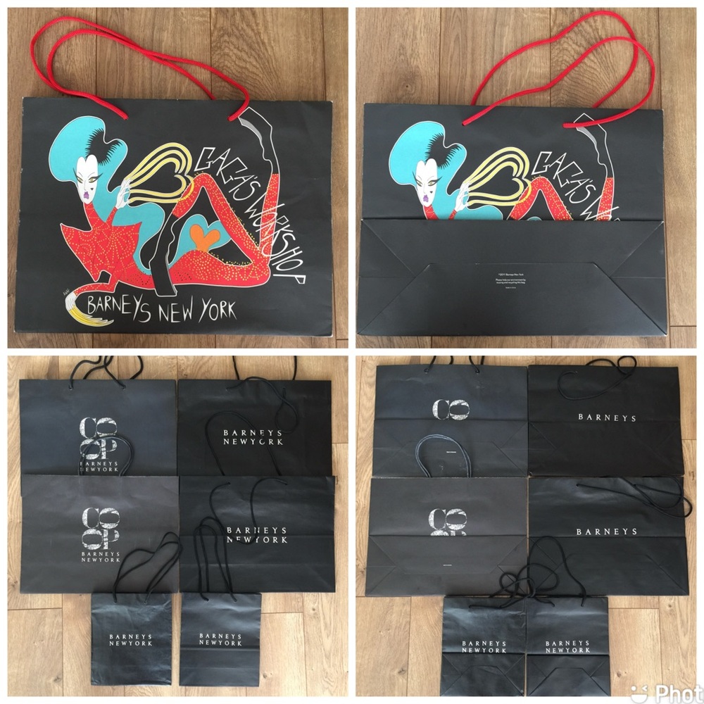 7 Barneys New York Gaga Workshop & Regular Shopping bags